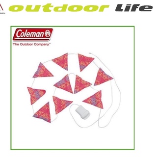 ไฟแต่งเต๊น แบบธง Coleman CM JP E LIGHT GARLAND LIGHT PINK 2000022289