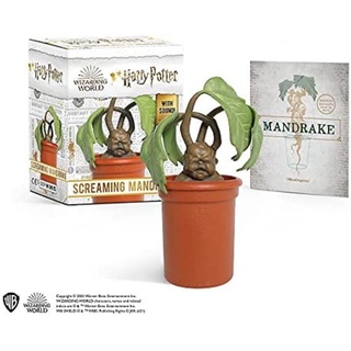 [ของแท้]​ Harry Potter Screaming Mandrake มีเสียง แฮร์รี่ พอตเตอร์ ของเล่น ของสะสม hogwarts dobby golden snitch book