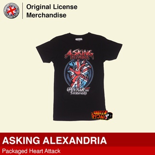 เสื้อยืดโอเวอร์ไซส์เสื้อยืด พิมพ์ลาย ASKING ALEXANDRIA Heart Attack พรีเมี่ยม สําหรับผู้ชาย และผู้หญิงS-4XL