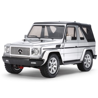 TAMIYA 58635 1/10 R/C Mercedes-Benz G 320 Cabrio (Silver Painted Body) (MF-01X) ทำสีสำเร็จ