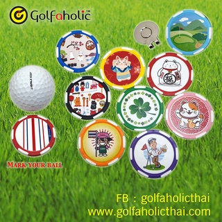 Ball Marker Casino Chip Golfaholic - Golf Ball Marker  - กอล์ฟบอลมาร์คเกอร์ คาสิโนชิพ