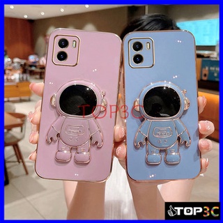 เคส Vivo Y15S เคส Vivo Y01 Y15A Y21 Y33S T1X Y21T T33T Y12S Y20 Y12A Y20S G Y17 Y15 Y12 Y11 Y50 Y30 Y95i Y31 Y95 Y93 Y91 Y1S Y91C เคสป้องกันโทรศัพท์มือถือ ลายนักบินอวกาศ สําหรับ YHY