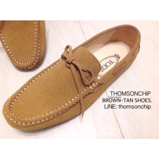 รองเท้าหนังกลับ สีแทน BROWN-TAN SHOES