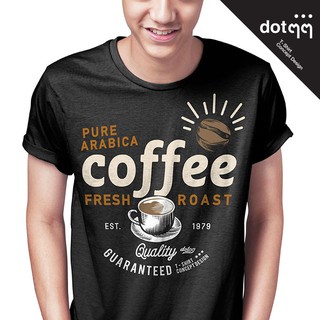 dotdotdot เสื้อยืดผู้ชาย รุ่น Concept Design ลายCoffee (Black)สามารถปรับแต่งได้