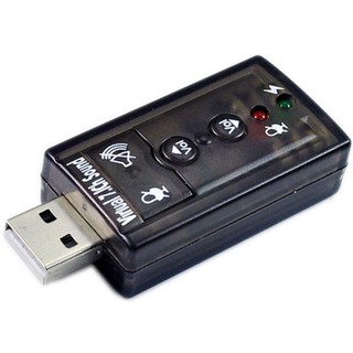 USB Sound Adapter Virtual 7.1 (สีดำ)#32