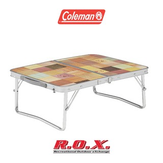 COLEMAN JP MINI NATURAL MOSAIC TABLE โต๊ะแคมป์ปิ้งโต๊ะแบบพับเก็บได้