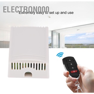 Electron000 12V 4CH 433MHz Multifunction Wireless Remote Control Relay Switch