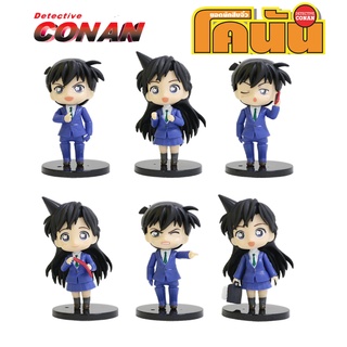 โมเดล โคนัน Conan ยอดนักสืบจิ๋วโคนัน Detective Conan ขนาด 10 ซม. ยกชุดมี 6 ตัว มีแยกขายเป็นคู่ พร้อมส่ง เก็บปลายทางได้