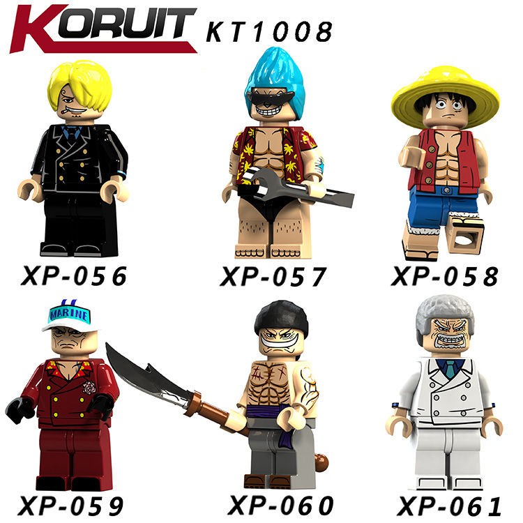 One Piece Lego One Piece Onepiece Luffy Sarlona Beauty And Sweet Custard Brooke Incense Assembled Building Blocks1 Y Shopee Thailand