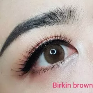 💖 Kitty Kawaii ๑ Birkin สายตา -00 ถึง -1000 brown gray Contactlens บิ๊กอาย คอนแทคเลนส์ ราคาถูก แถมตลับฟรี.