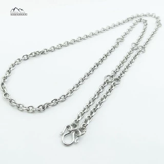 C61 ลายคดกริช 5-6 มิล ยาว 24-30 นิ้ว ห้อยพระ 1-3-5-7-9 สร้อยคอ สร้อยสแตนเลสแท้ สร้อยพระ necklace