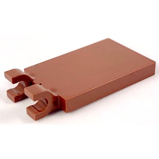 Lego part (ชิ้นส่วนเลโก้) No.30350a / 30350b / 30350c / 65886 Tile Modified 2 x 3 with 2 Clips