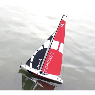 เรือใบบังคับวิทยุCOMPASS-UNIBODY SAILBOAT V791-1 รายละเอียดสวยระบบไฟฟ้าแบตเตอรี่ชาร์ทอุปกรณ์พร้อมเล่น