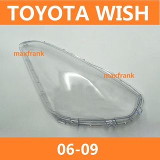 FOR TOYOTA WISH 06 07 08 09 MPV HEADLAMP COVER HEADLIGHT COVER LENS HEAD LAMP COVERฝาครอบไฟหน้า / ฝาครอบไฟหน้าตรงรุ่น สำหรับ / ฝาครอบไฟหน้าสําหรับ / ฝาครอบเลนส์ไฟหน้า รถยนต์สําหรับ Toyota Wish MC ปี 2004-2007 ตรงรุ่น คู่ละ มี บริการติดตั้ง พิจิตร,ระยอง สิ