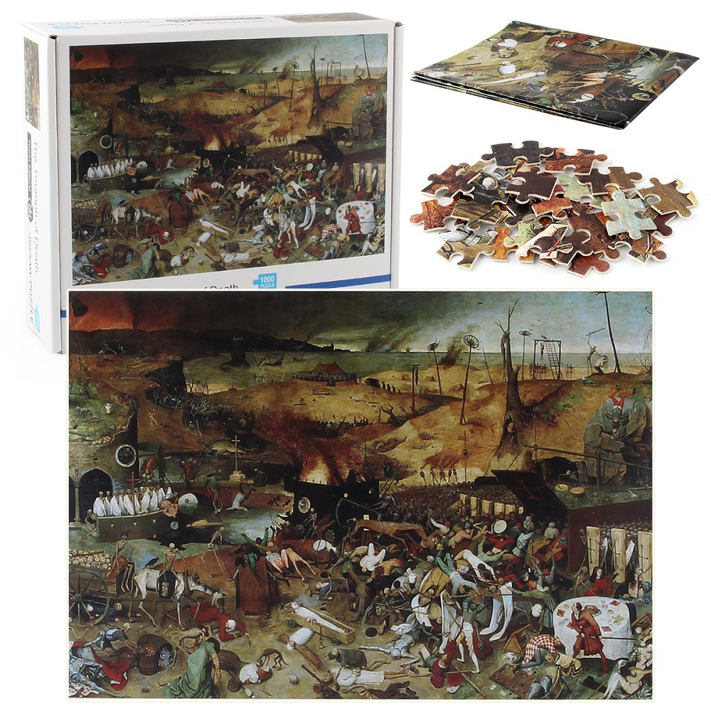 The Triumph Of Death 1000 Piece Jigsaw Puzzle Shopee Thailand