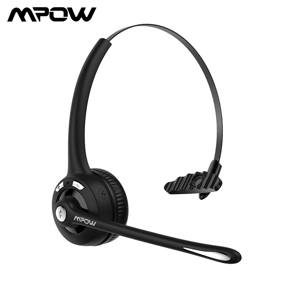 Mpow bluetooth headset discount mute