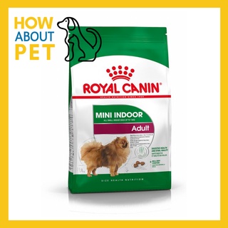 [3kg] Royal Canin Mini Indoor Adult Dog Food รอยัล คานิน อาหารเม็ดสุนัข สูตรสุนัขโตพันธุ์เล็กเลี้ยงในบ้าน ขนาด 3 กก.