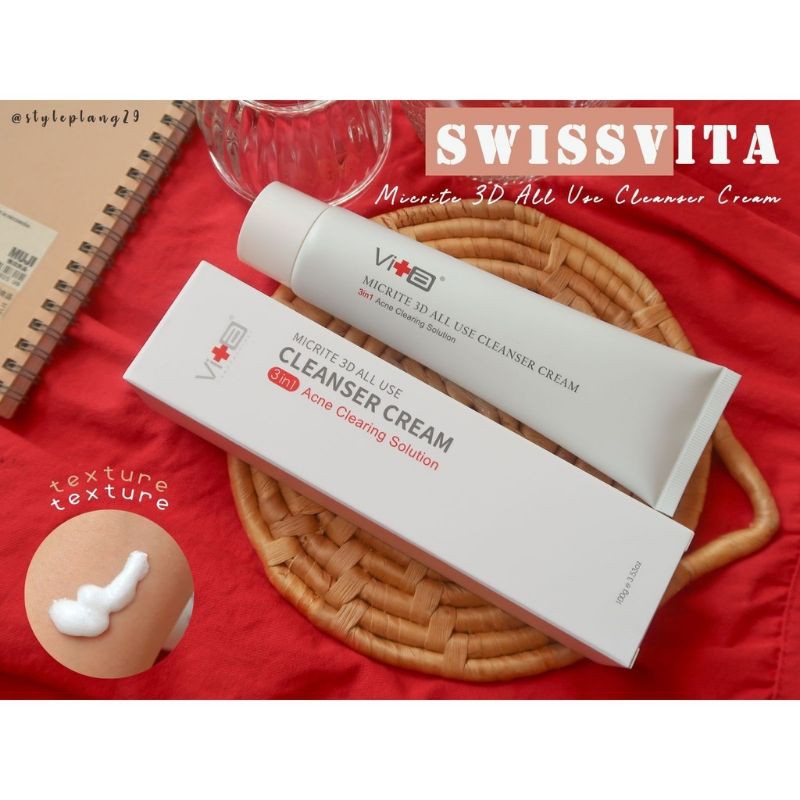 Swissvita Micrite 3D All Use Cleanser Cream (100g)