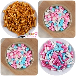 แบ่งขาย เม็ดน้ำตาล Sprinkles เม็ดน้ำตาลตกแต่งรูปดาว (แบ่งขาย 25 กรัม) // 🛒สินค้าพร้อมส่งนะคะ🛒