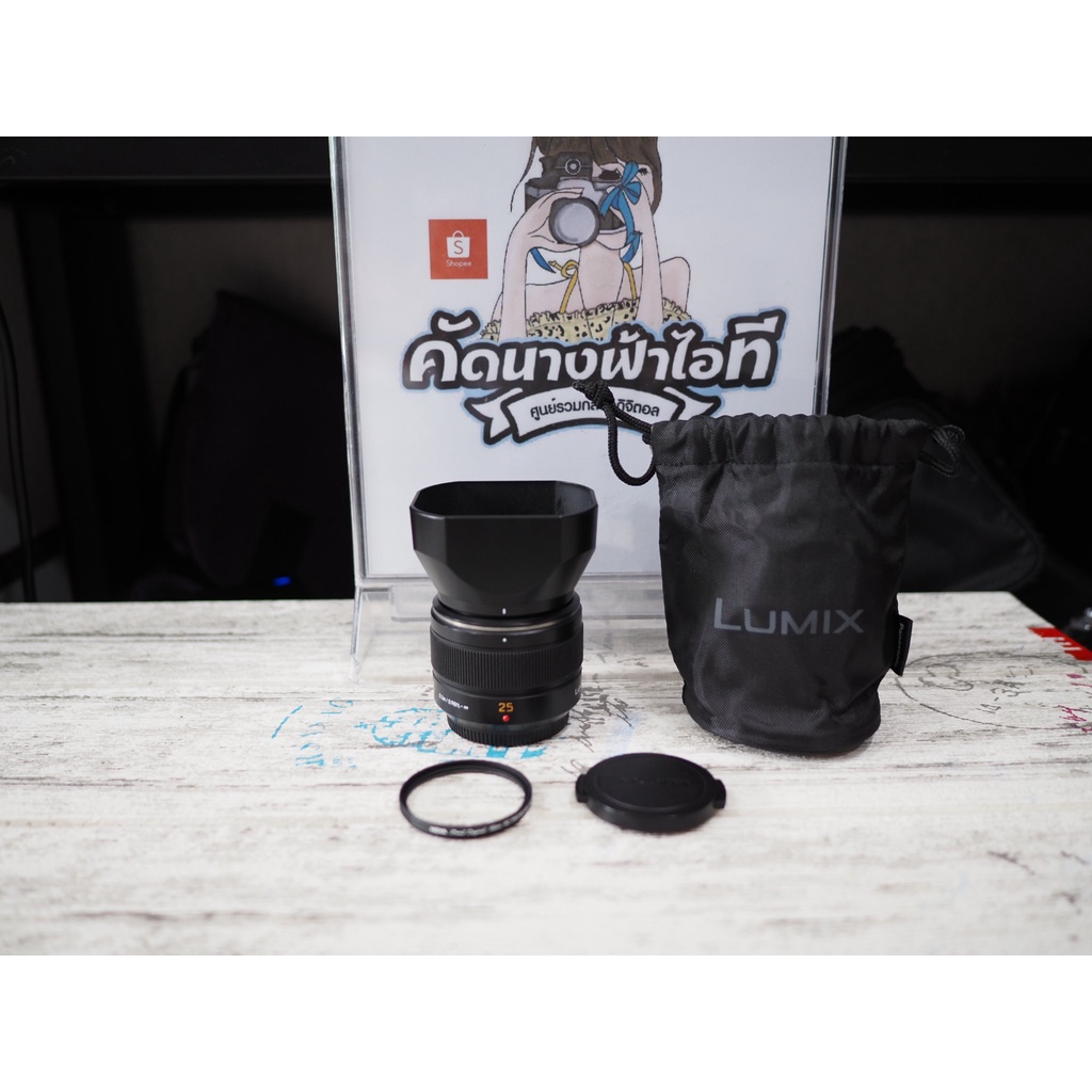 Panasonic Leica DG Summilux 25mm F1.4 ASPH สภาพใหม่ ไม่มีรอยหนัก ใช้งานได้ปกติ ไม่มีรา ++