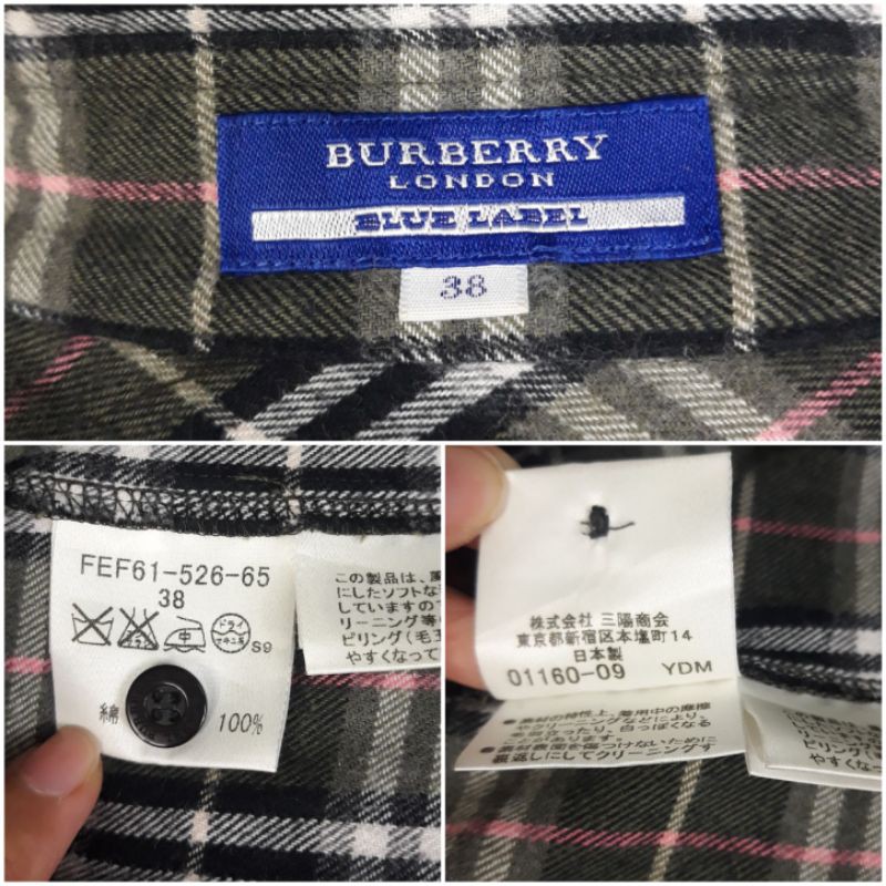 ????SALE????????????เสื้อเชิ้ต Burberry London Blue Lable แท้จากญี่ปุ่น 100%???????? |  Shopee Thailand