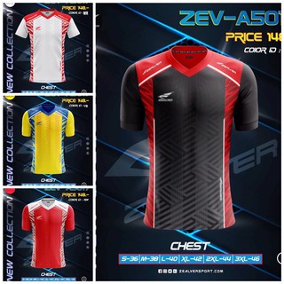 เสื้อกีฬา เสื้อฟุตบอล ZEALVER รุ่นZEV-A5017 ราคาถูก