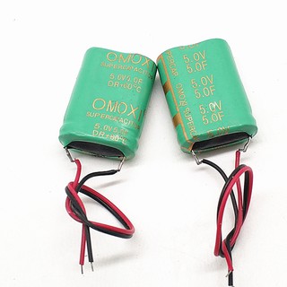 OMOXI ซุปเปอร์คาปาซิเตอร์ ตัวเก็บประจุ 5V 5.0F 1 ชิ้น