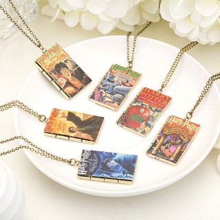 Harry Potter Jewelry Book Necklace Film Pendent Party Accessories Gift Toy Kids