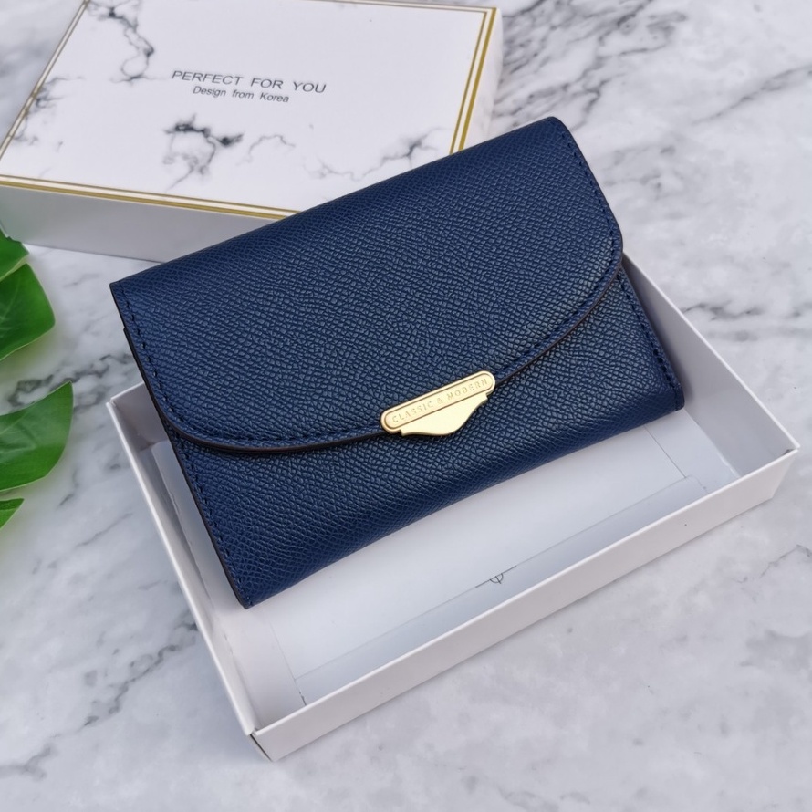 กระเป๋าสตางค์ผู้หญิงแบรนด์แท้ Modern Classic 100% พร้อมกล่อง  บางๆ ไซส์กลาง มีช่องซิป และช่องใส่บัตร งานสวย ราคา ถูกที่สุด ดีลบีเคเค แกลเลอรีภาพที่ 5