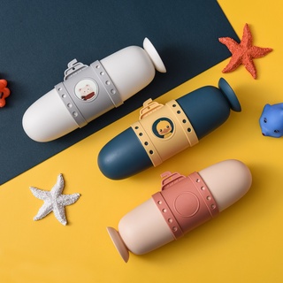 [คลังสินค้าใส]กล่องใส่แปรงสีฟัน ลายการ์ตูน แบบพกพา สําหรับเดินทาง ตั้งแคมป์ โรงเรียน บ้าน