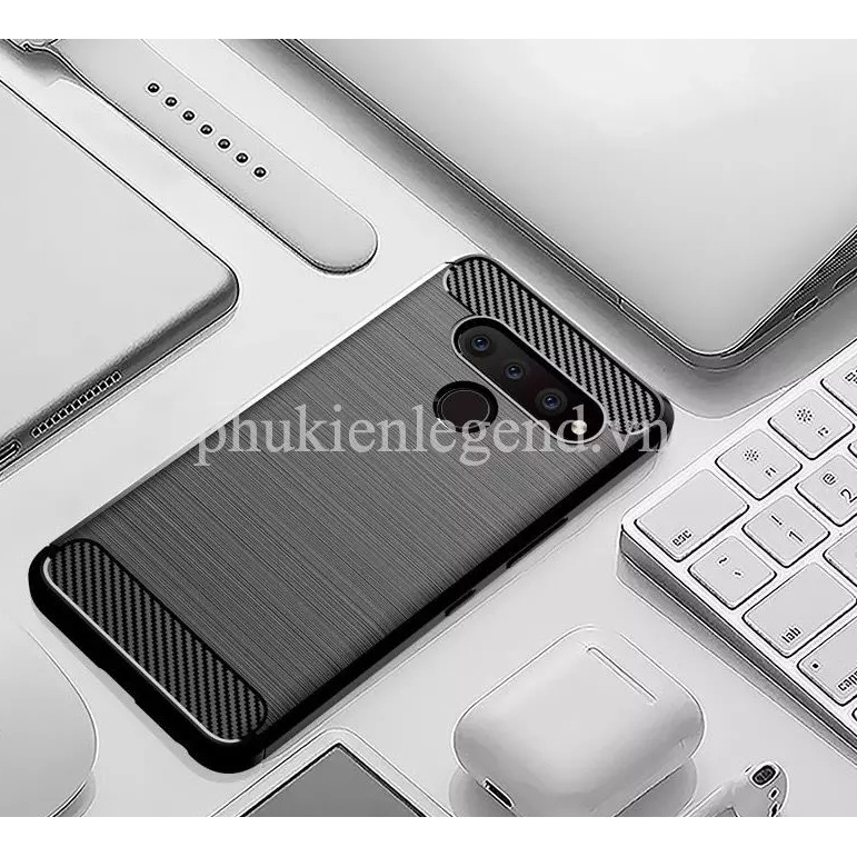 เคสกันกระแทกสําหรับ LG V50 ThinQ, LG V40, LG V60, LG Velvet Carbon Fiber Likgus RUGGER ARMOR