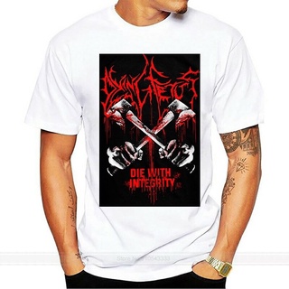 เสื้อยืด ผ้าฝ้าย พิมพ์ลาย Dying Fetus Die With Integrity แฟชั่นฤดูร้อน สําหรับผู้ชาย