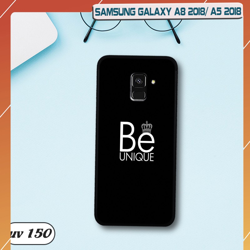 เคส Samsung Galaxy A8 2018/ A5 2018 ด้านหลังด้านและขอบยืดหยุ่น