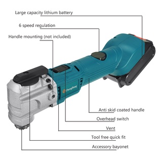 เลื่อยไฟฟ้าไร้สาย 6 เกียร์ 220V สําหรับงานไม้ DIY