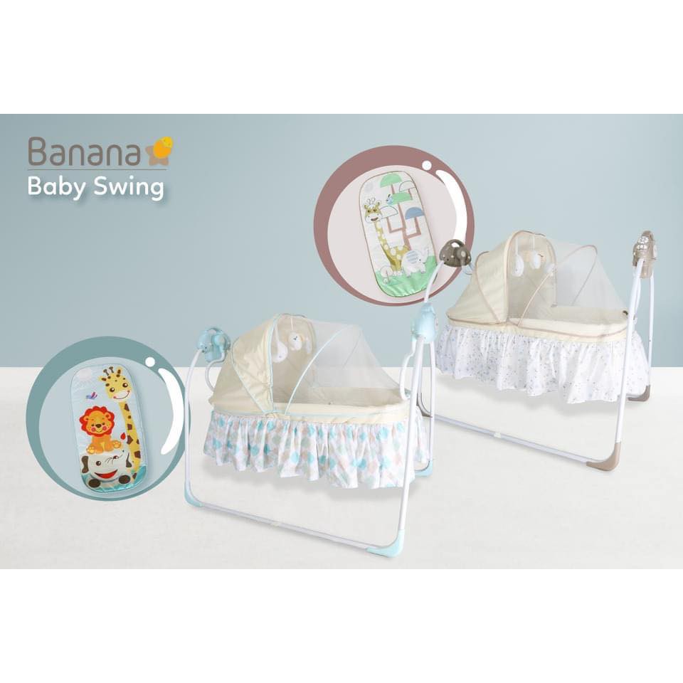 เปลไกวอัตโนมัติ Glowy Banana Baby Swing ใช้ได้แรกเกิด - 12 เดือน