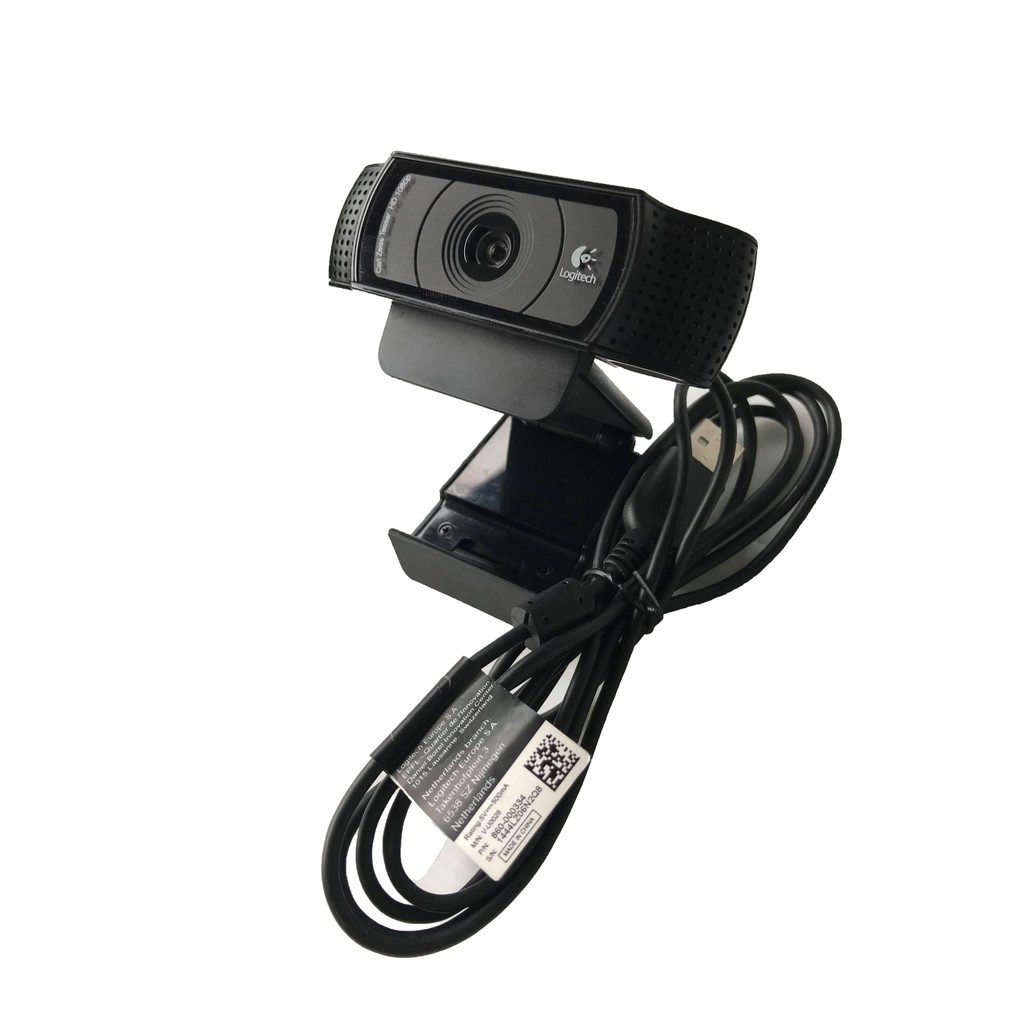 Webcam Logitech Carl Zeiss Tessar C920 1080P 30Fps
