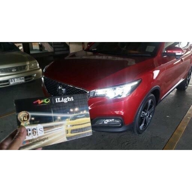 หลอดไฟหน้า MG zs LED ขั้วตรงรุ่น แสงสีขาวรับประกัน1ปี พร้อมส่ง