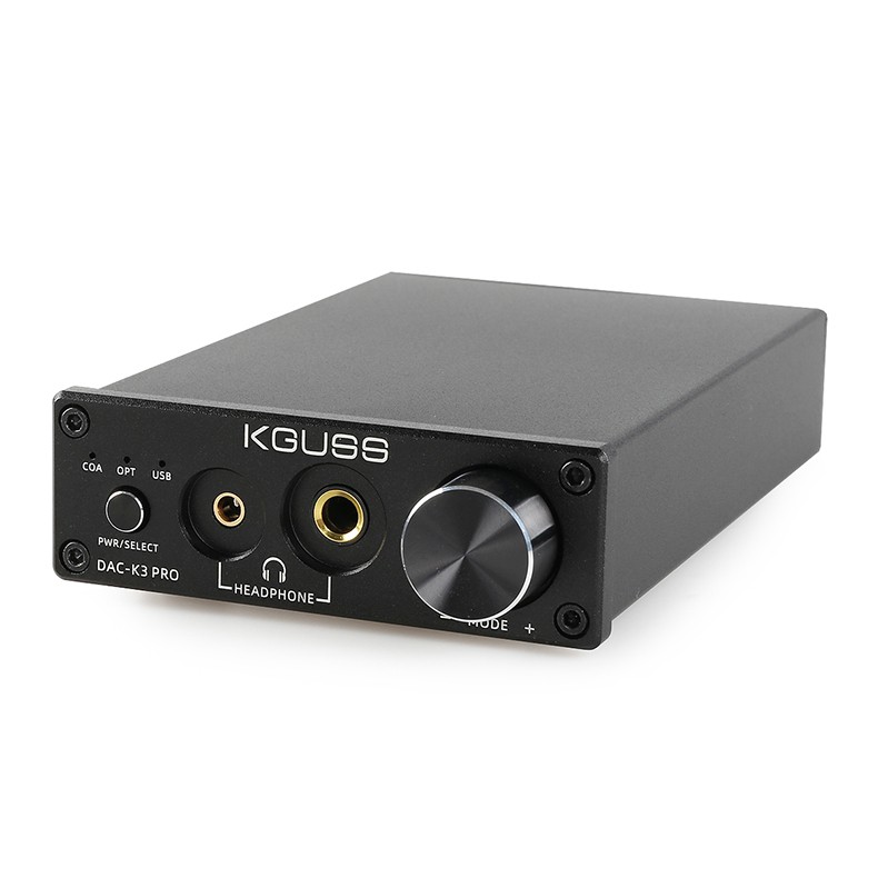 KGUSS DAC-K3Pro ถอดรหัสเสียงไฮไฟ USB ไฟเบอร์ออปติก Fever DAC ถอดรหัสเครื่องขยายเสียง All-in-One เครื