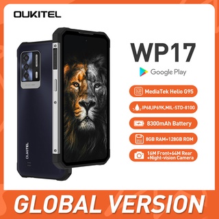 Oukitel WP17 Rugged Smartphone Global Version 8GB+128GB 6.78“FHD+ Android 11 Mobile Phone 8300MAH 64MP+16MP NFC