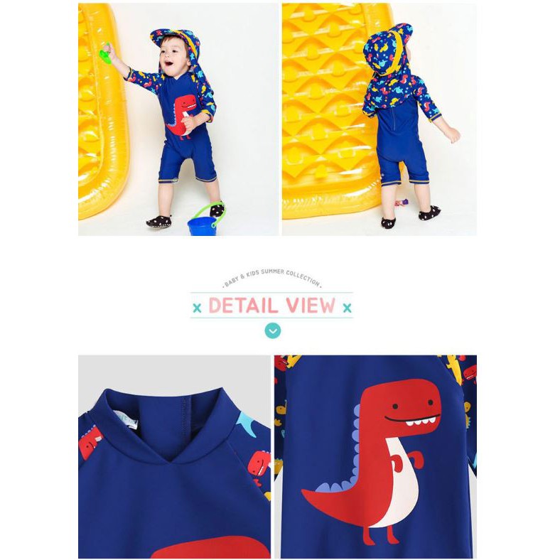 ส่งทันทีจากไทย 💥ชุดว่ายน้ำเด็ก BODY ลายสัตว์น่ารัก รหัส 255 - รูปที่ 5