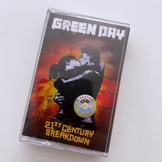 เทปคาสเซ็ท  Green Day 21st Century Breakdown เทป เพลงร็อค เพลงอังกฤษ ใหม่ล่าสุด ยังไม่เปิด