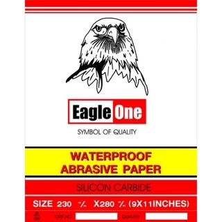 กระดาษทราย กระดาษทรายน้ำ Eagle One (มีทุกขนาด) กระดาษทรายขัดน้ำ กระดาษทรายขัดรถยนต์ กระดาษทรายขัดเหล็ก เบอร์ 80 - 1000