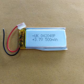 ถ่าน​ชาร์จ​แบน​ 3.7V​ 500mA(04×20×48mm.)