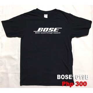 เสื้อยืดผ้าฝ้าย เสื้อยืด Bose (BOSE1019B )