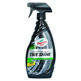 💥จัดโปร !!!💥  สเปรย์เคลือบเงายาง TURTLE WAX 23 ออนซ์ ช่างมืออาชีพ TIRE SHINE SPRAY TURTLE WAX 23OZ BLACK น้ำยาดูแลรถยนต์