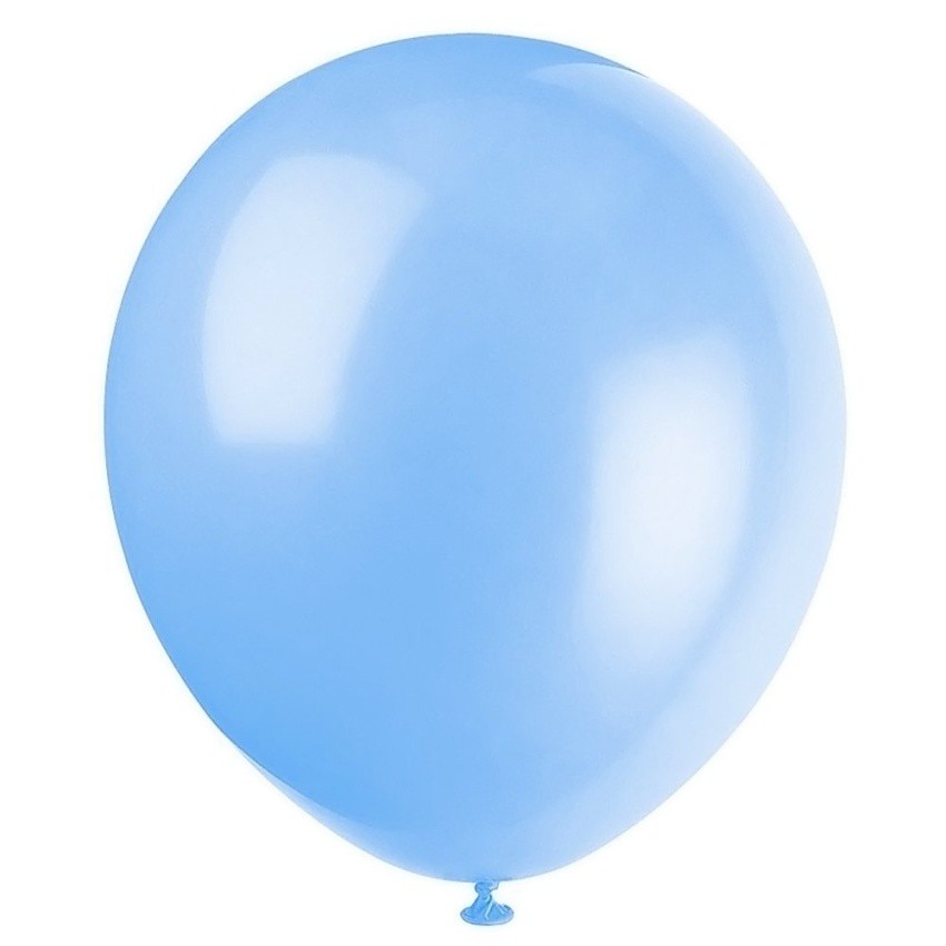 BK Balloon ลูกโป่งกลม ขนาด 10 นิ้ว จำนวน 50 ลูก (สีฟ้ามุก)