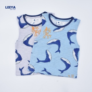 Leeya AJ8 เสื้อกล้ามเด็ก เสื้อยืดเด็กแขนกุด 100% Cotton Supersoft งานเย็บพรีเมี่ยม คุณภาพดีเยี่ยม Baby &amp; Kids Sleeveless