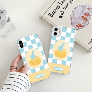 cheese เคสไอโฟน iPhone 11 12 13 14 pro max 8 พลัส cute 7 8 14 plus se2020 13 pro max phone case Xr Xs X max เคส นิ่ม