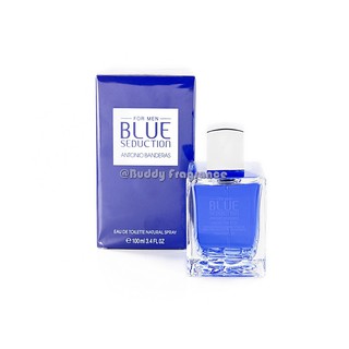 Antonio Banderas Blue Seduction EDT 100 ml. 3.4 FLOZ. (กล่องซิล ทางร้านมีนโยบายจำหน่ายแต่ของแท้เท่านั้น)