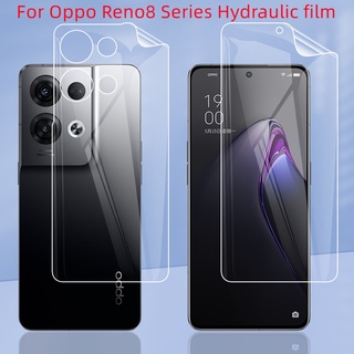 ฟิล์มไฮโดรเจล กันรอยหน้าจอ ด้านหลัง ไม่ใช่กระจกนิรภัย สําหรับ Oppo Reno 8 Pro 5G Reno8 8Pro Reno8Pro